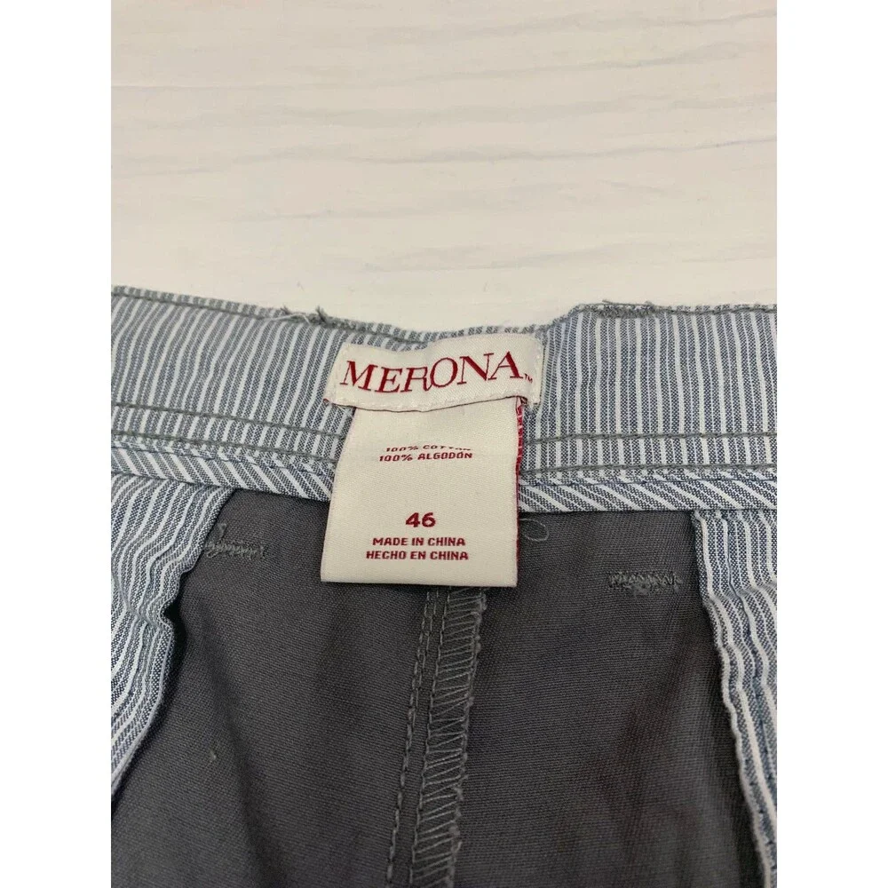NWT MERONA COTTON CARGO MENS SHORTS SIZE 46